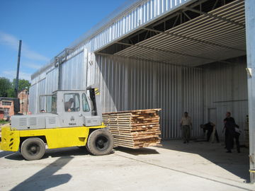 Semua aluminium sepenuhnya otomatis 100m3 pengeringan kayu kiln/pengering kayu/pengering kiln/ruang pengering kayu