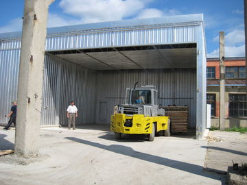 Ruang Pengeringan Kayu Tahan Lama 4500 Mm Pemuatan Forklift Tinggi Internal