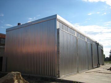 Aluminium Alloy Wood Drying Chamber Pemanas Uap Otomatis Kapasitas 60 M3