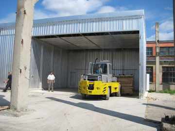 800 Milimeter Fan Kiln Wood Kiln Dryer Air dingin Humidification